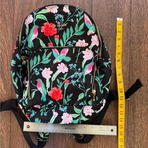 Kate Spade Floral Black Backpack